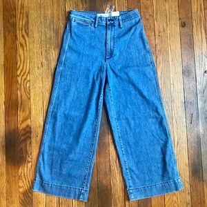 Madewell Emmett Wide Leg Crop -Size 27